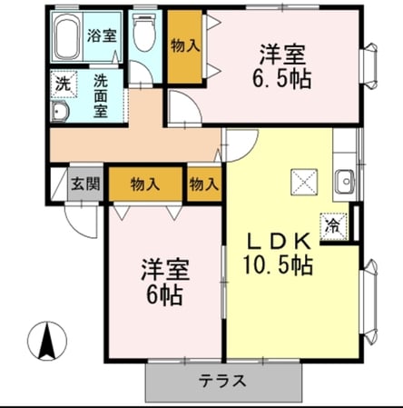 ラ・ベルメゾン　Ⅱの物件間取画像